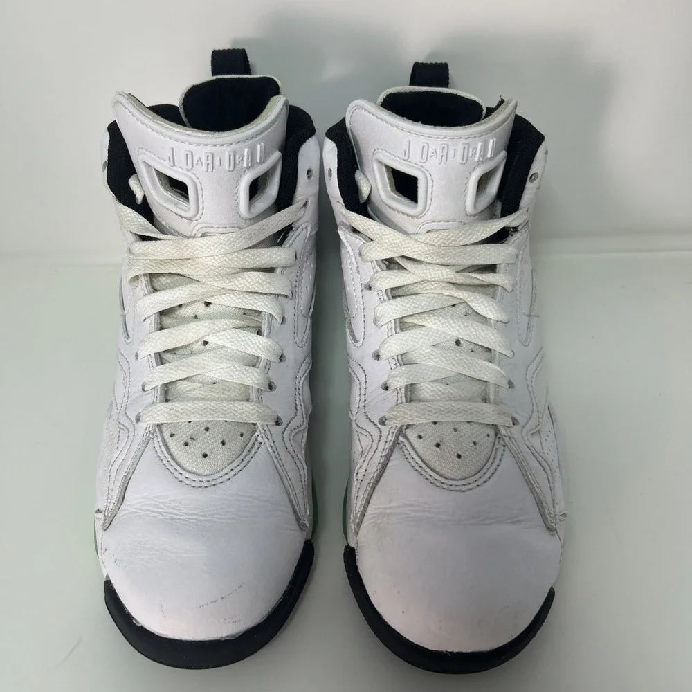 Nike Air Jordan 'MVP' (GS) Sz 4.5, Women's 6 White/Green‎ Glow/Black DZ5577-103